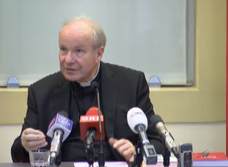 Pressekonferenz zum Ende der Herbstvollversammlung 2015 der Bischofskonferenz.